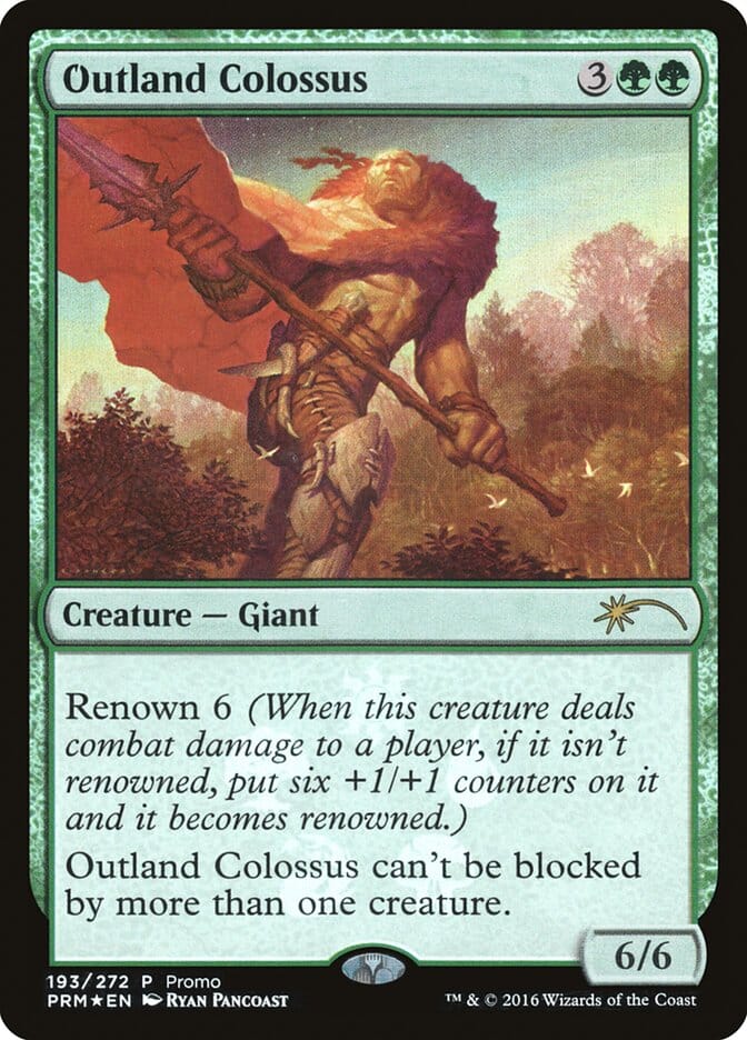 Outland Colossus [Resale Promos] MTG Single Magic: The Gathering  | Multizone: Comics And Games