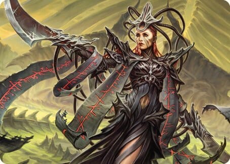 Testament Bearer Art Card [Phyrexia: All Will Be One Art Series] MTG Single Magic: The Gathering  | Multizone: Comics And Games