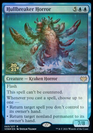 Hullbreaker Horror [Innistrad: Crimson Vow Prerelease Promos] MTG Single Magic: The Gathering  | Multizone: Comics And Games