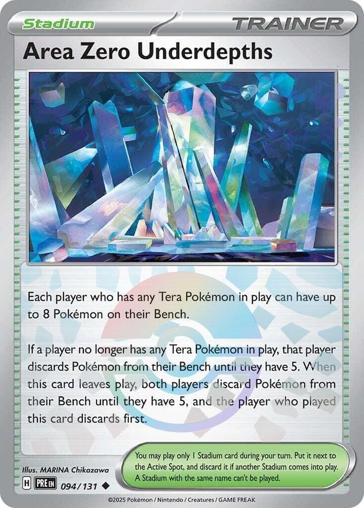Area Zero Underdepths (094/131) (Poke Ball Pattern) [Scarlet & Violet: Prismatic Evolutions] Pokemon Single Pokémon  | Multizone: Comics And Games