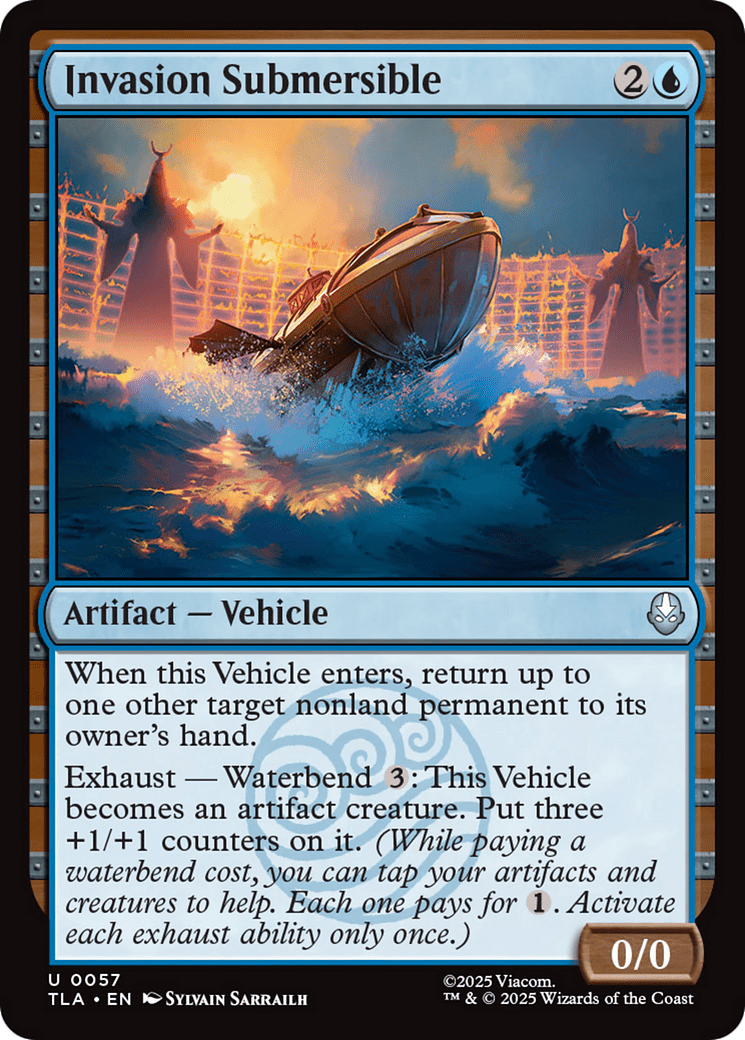 Invasion Submersible [Avatar: The Last Airbender] MTG Single Magic: The Gathering  | Multizone: Comics And Games