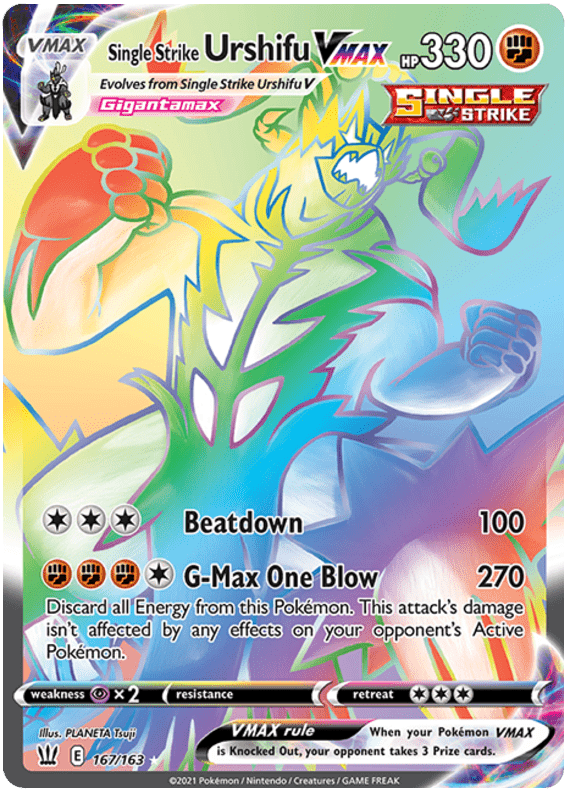 Single Strike Urshifu VMAX (167/163) [Sword & Shield: Battle Styles] Pokemon Single Pokémon  | Multizone: Comics And Games