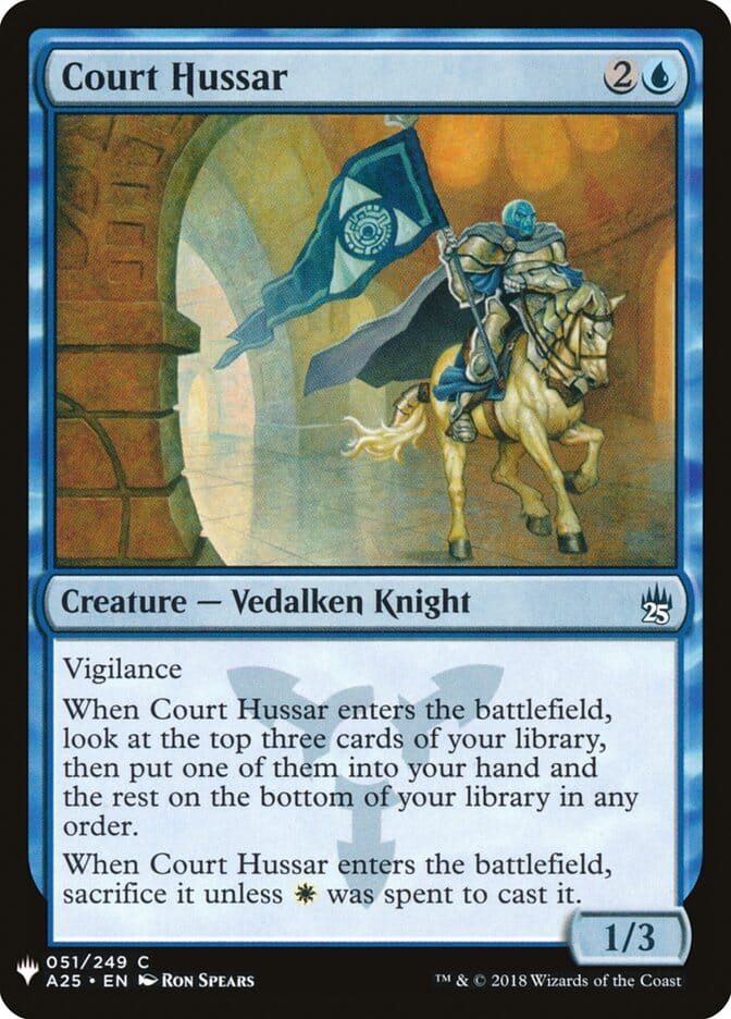 Court Hussar [Mystery Booster] MTG Single Magic: The Gathering  | Multizone: Comics And Games