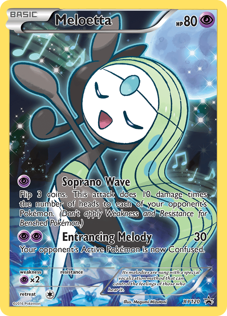 Meloetta (XY120) [XY: Black Star Promos] Pokemon Single Pokémon  | Multizone: Comics And Games