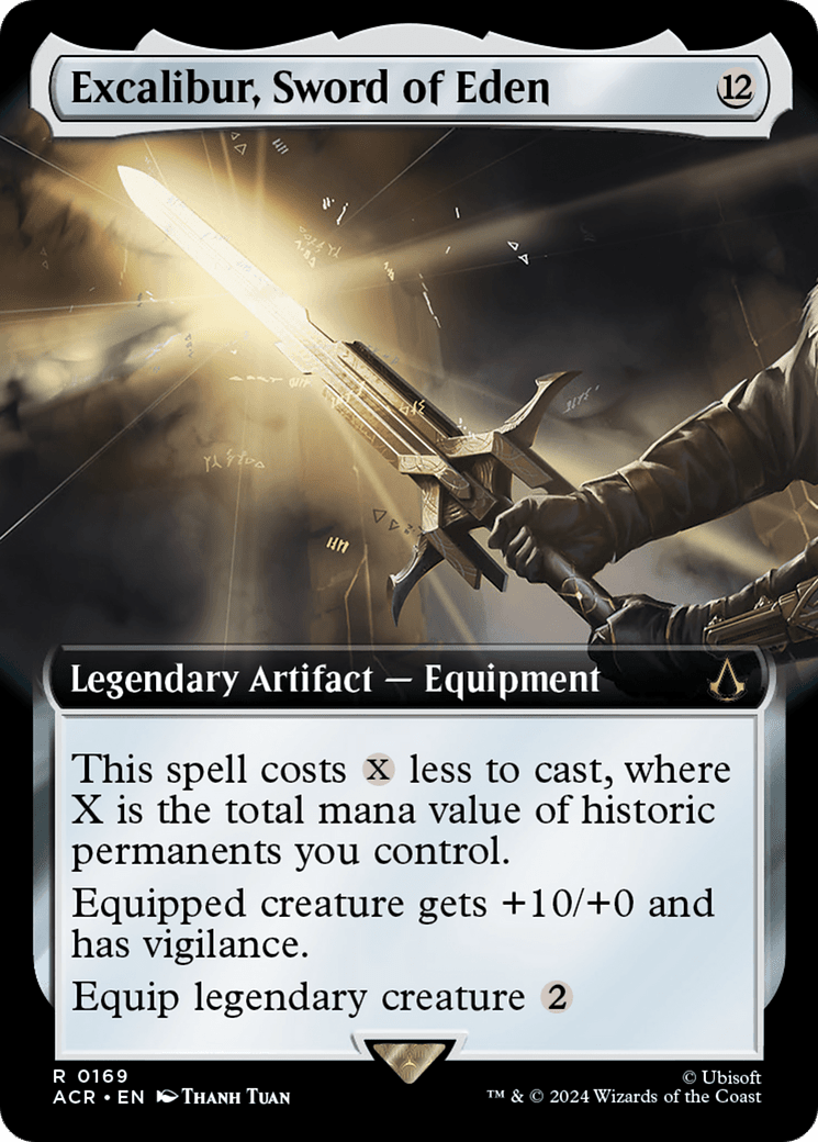 Excalibur, Sword of Eden (Extended Art) [Assassin's Creed] MTG Single Magic: The Gathering  | Multizone: Comics And Games