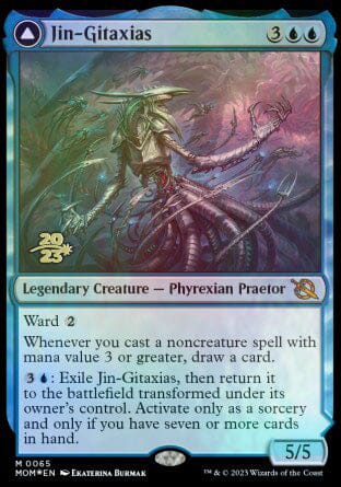 Jin-Gitaxias // The Great Synthesis [March of the Machine Prerelease Promos] MTG Single Magic: The Gathering  | Multizone: Comics And Games