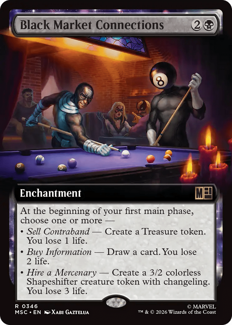 Black Market Connections (Extended Art) [Marvel Super Heroes Commander] | Multizone: Comics And Games