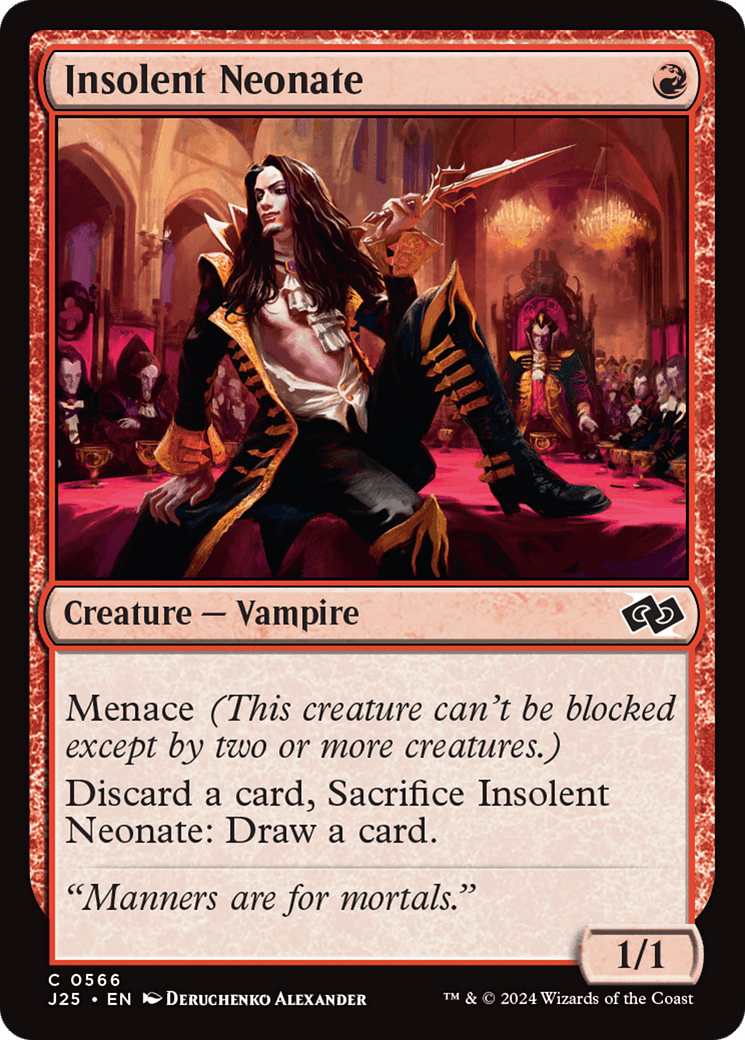 Insolent Neonate [Foundations Jumpstart] MTG Single Magic: The Gathering  | Multizone: Comics And Games