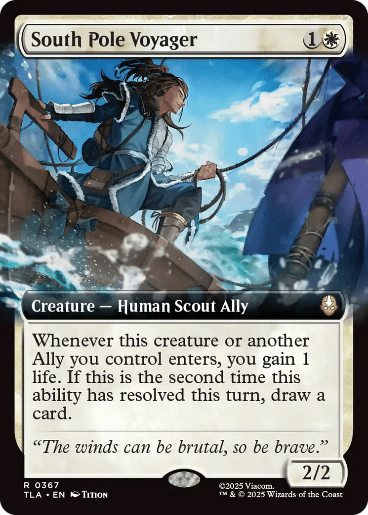 South Pole Voyager (Extended Art) [Avatar: The Last Airbender] MTG Single Magic: The Gathering  | Multizone: Comics And Games