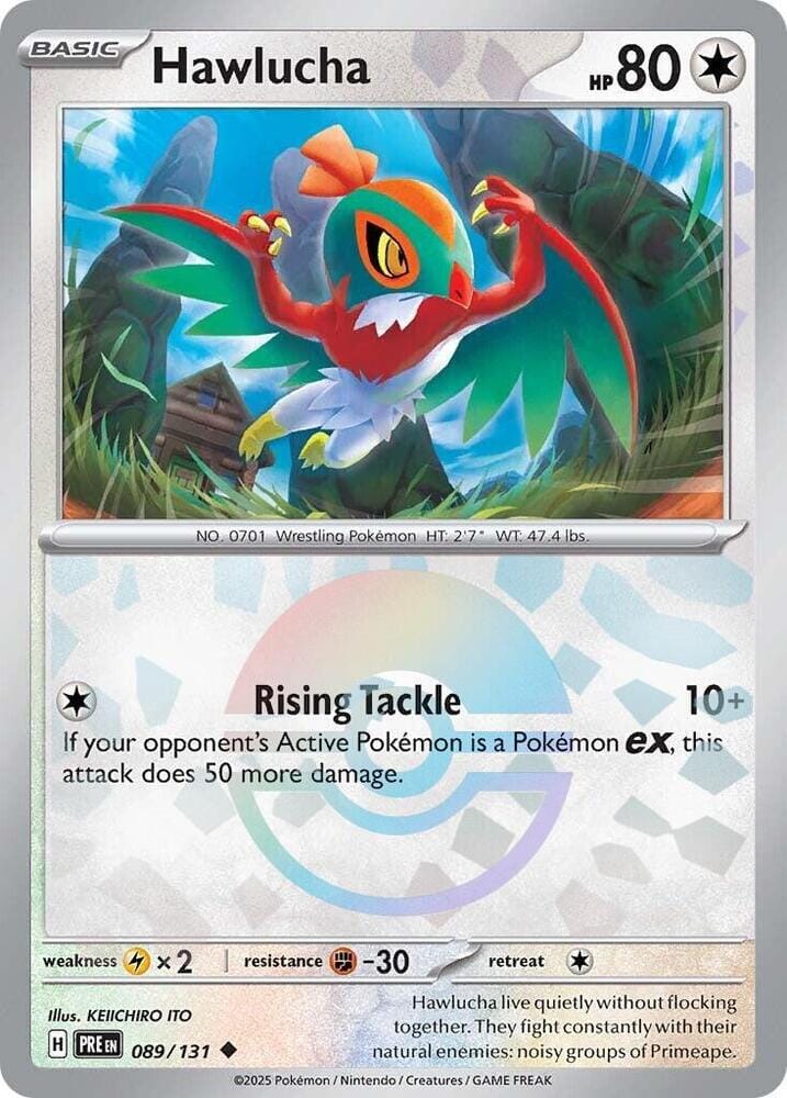 Hawlucha (089/131) (Poke Ball Pattern) [Scarlet & Violet: Prismatic Evolutions] Pokemon Single Pokémon  | Multizone: Comics And Games