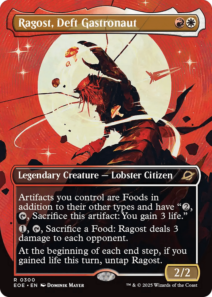 Ragost, Deft Gastronaut (Borderless) [Edge of Eternities] MTG Single Magic: The Gathering  | Multizone: Comics And Games