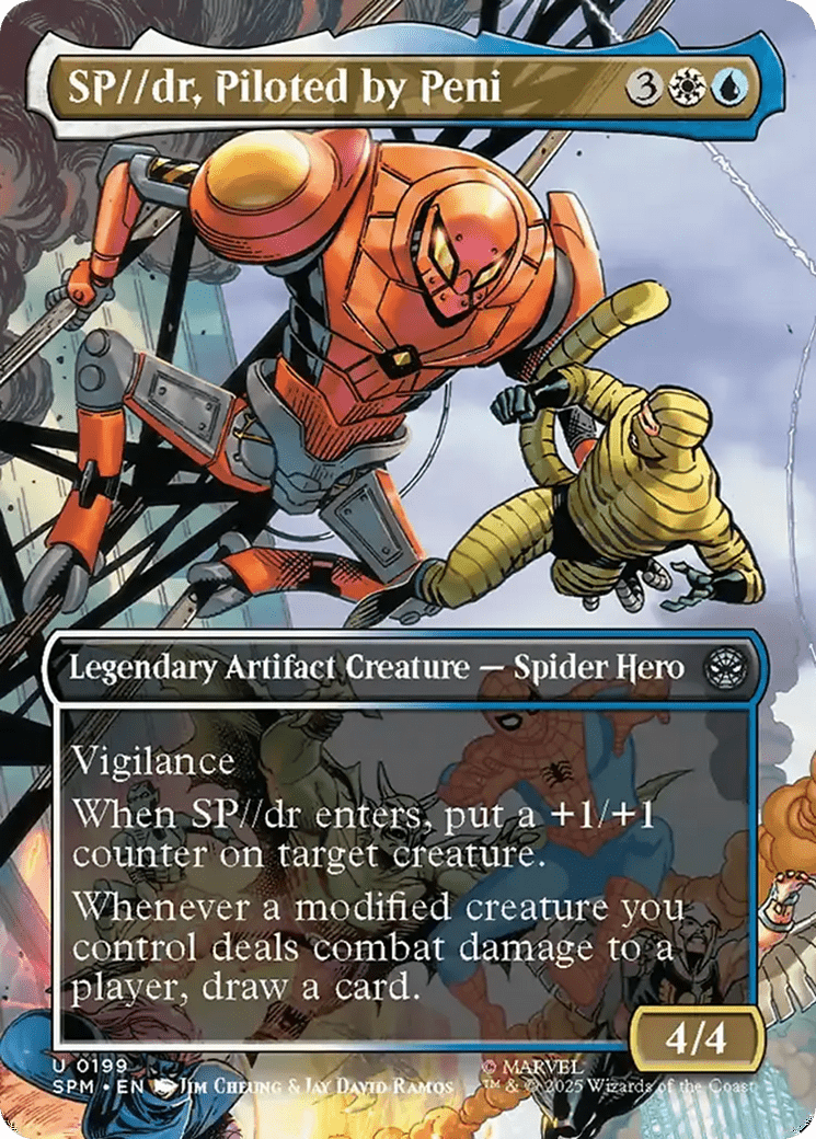 SP//dr, Piloted by Peni (Borderless) [Marvel's Spider-Man] MTG Single Magic: The Gathering  | Multizone: Comics And Games
