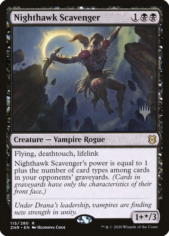 Nighthawk Scavenger (Promo Pack) [Zendikar Rising Promos] MTG Single Magic: The Gathering  | Multizone: Comics And Games