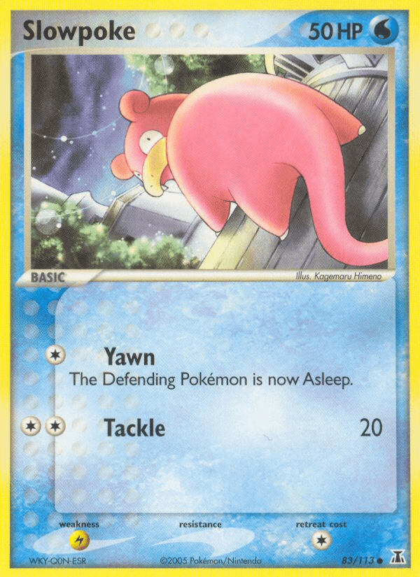 Slowpoke (83/113) [EX: Delta Species] Pokemon Single Pokémon  | Multizone: Comics And Games