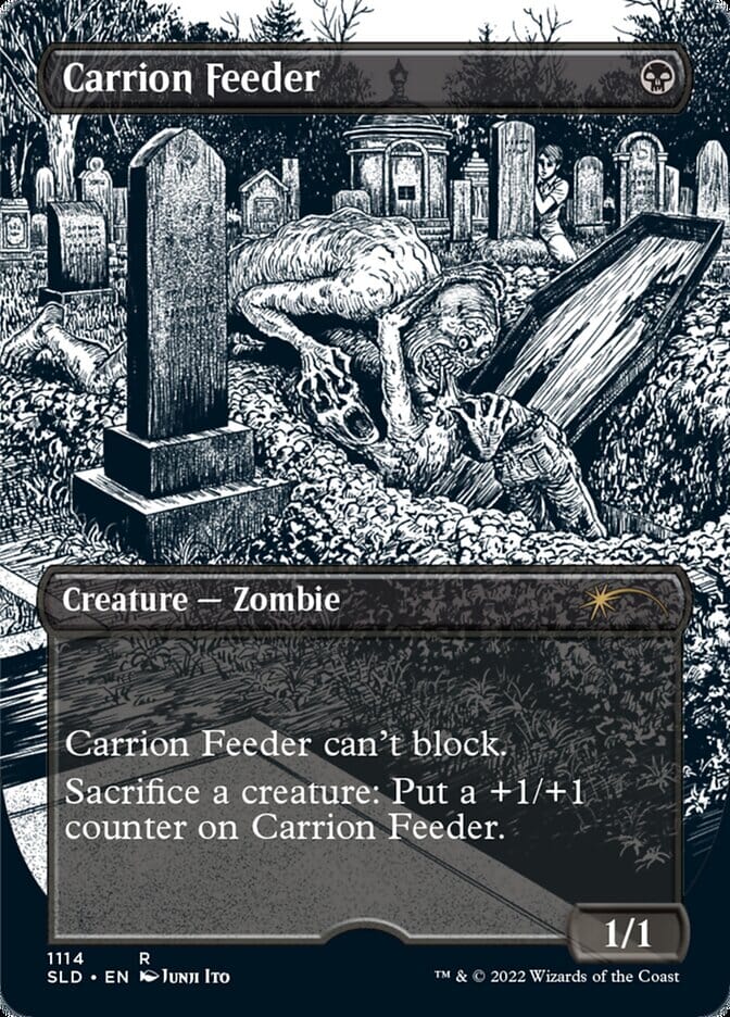 Carrion Feeder (Borderless) [Secret Lair Drop Series] MTG Single Magic: The Gathering  | Multizone: Comics And Games