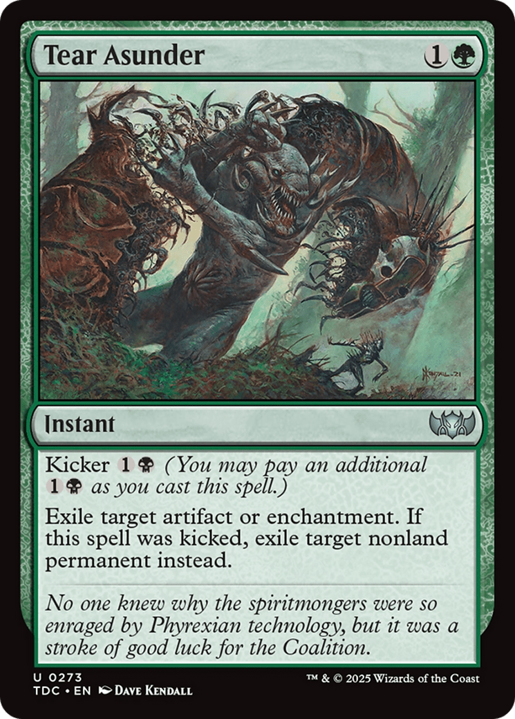 Tear Asunder [Tarkir: Dragonstorm Commander] MTG Single Magic: The Gathering  | Multizone: Comics And Games