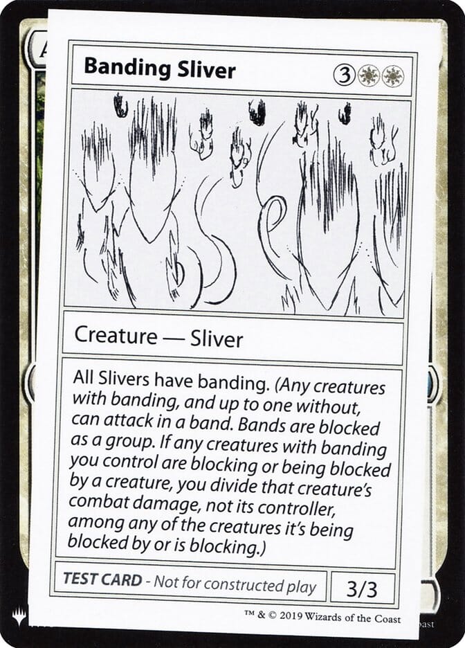 Banding Sliver [Mystery Booster Playtest Cards] MTG Single Magic: The Gathering  | Multizone: Comics And Games