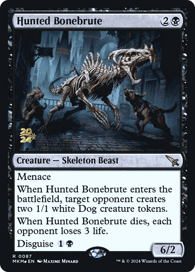 Hunted Bonebrute [Murders at Karlov Manor Prerelease Promos] MTG Single Magic: The Gathering  | Multizone: Comics And Games