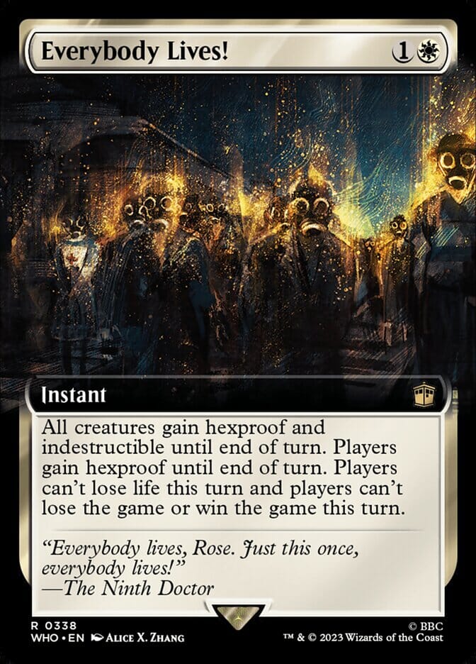 Everybody Lives! (Extended Art) [Doctor Who] MTG Single Magic: The Gathering  | Multizone: Comics And Games