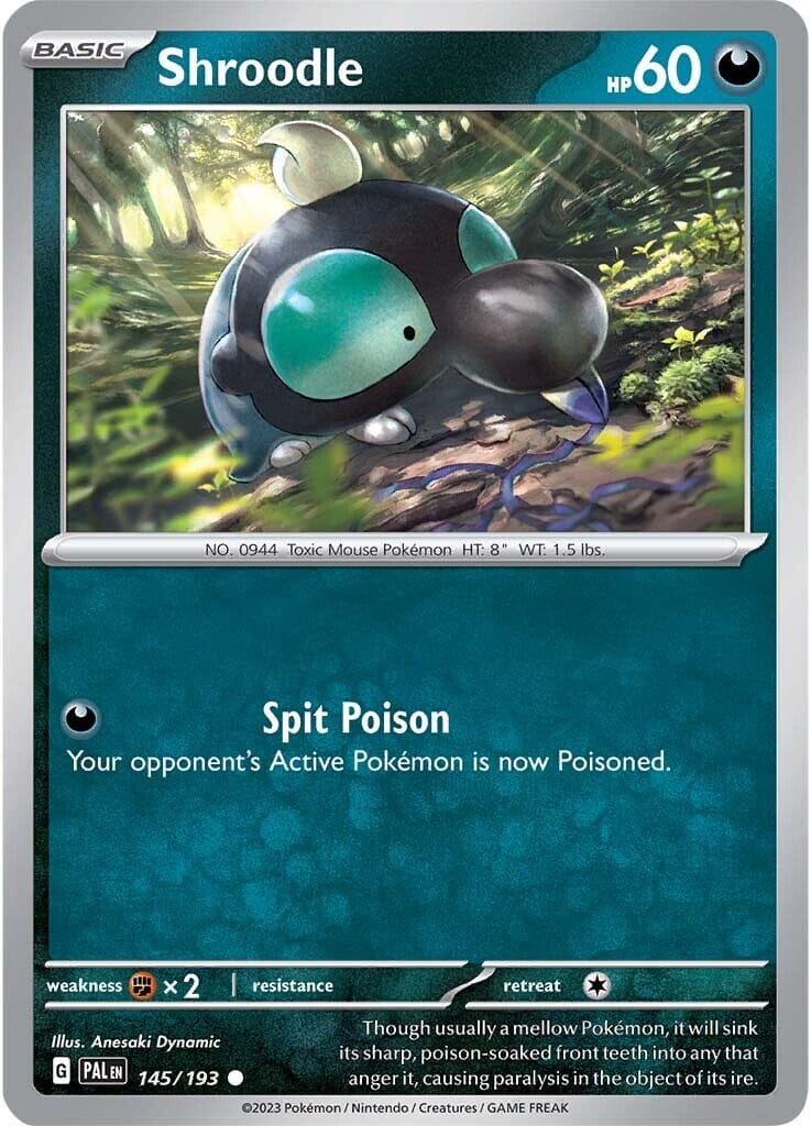 Shroodle (145/193) [Scarlet & Violet: Paldea Evolved] Pokemon Single Pokémon  | Multizone: Comics And Games