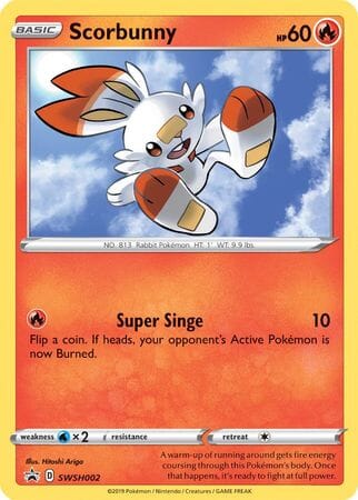 Scorbunny (SWSH002) [Sword & Shield: Black Star Promos] Pokemon Single Pokémon  | Multizone: Comics And Games