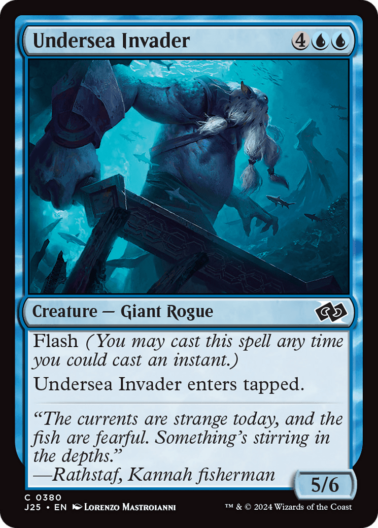 Undersea Invader [Foundations Jumpstart] MTG Single Magic: The Gathering  | Multizone: Comics And Games
