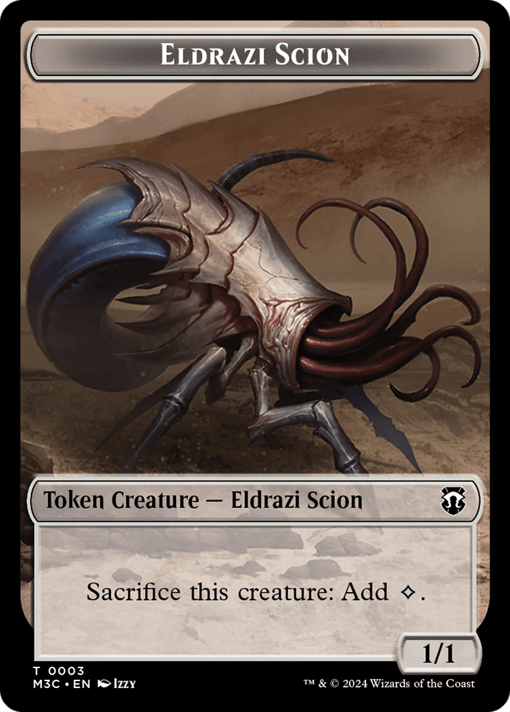 Eldrazi Scion // Eldrazi Spawn Double-Sided Token [Modern Horizons 3 Commander Tokens] MTG Single Magic: The Gathering  | Multizone: Comics And Games