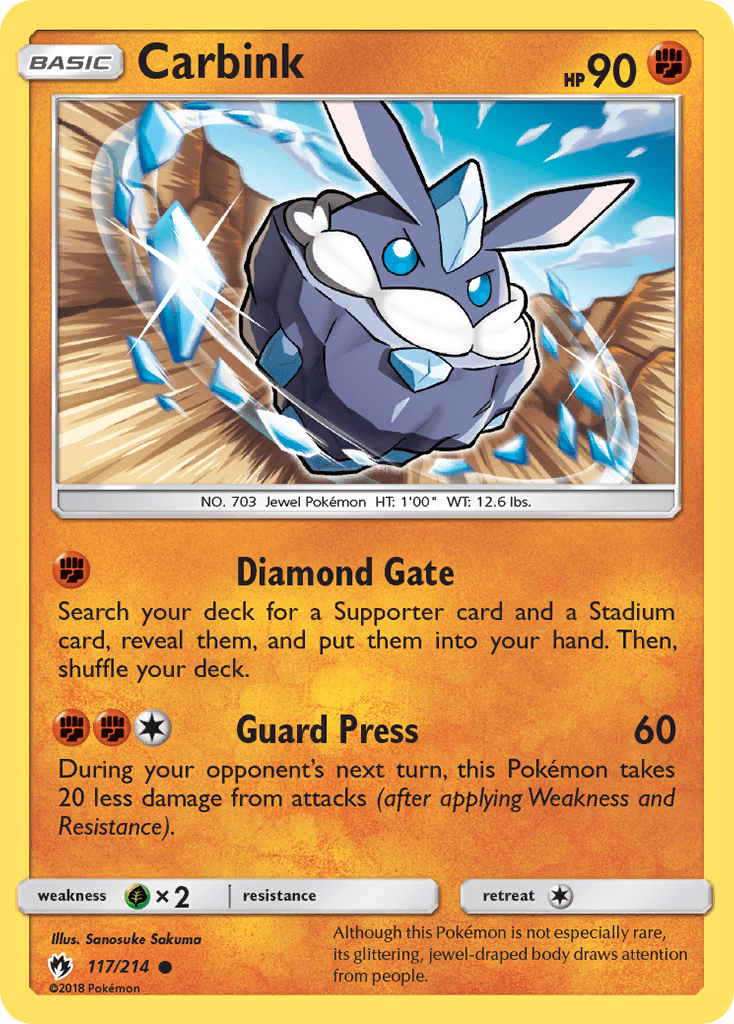 Carbink (117/214) [Sun & Moon: Lost Thunder] Pokemon Single Pokémon  | Multizone: Comics And Games