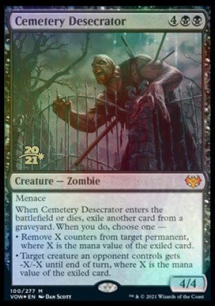 Cemetery Desecrator [Innistrad: Crimson Vow Prerelease Promos] MTG Single Magic: The Gathering  | Multizone: Comics And Games