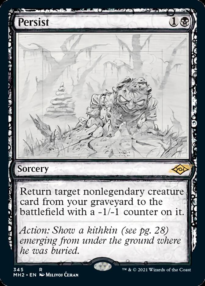 Persist (Sketch) [Modern Horizons 2] MTG Single Magic: The Gathering  | Multizone: Comics And Games