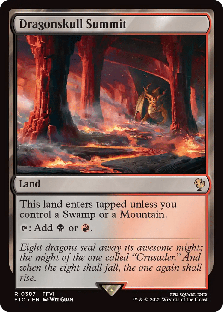 Dragonskull Summit [FINAL FANTASY Commander] MTG Single Magic: The Gathering  | Multizone: Comics And Games