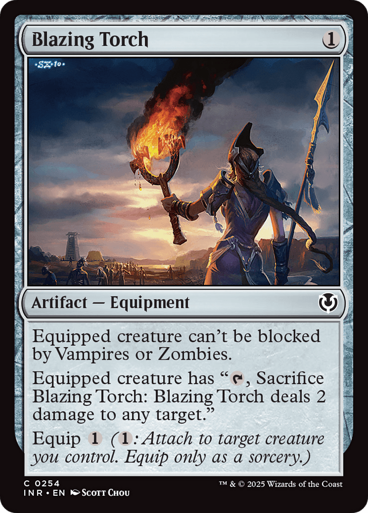 Blazing Torch [Innistrad Remastered] MTG Single Magic: The Gathering  | Multizone: Comics And Games