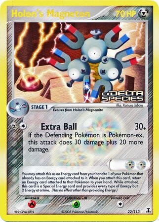 Holon's Magneton (22/113) (Stamped) [EX: Delta Species] Pokemon Single Pokémon  | Multizone: Comics And Games