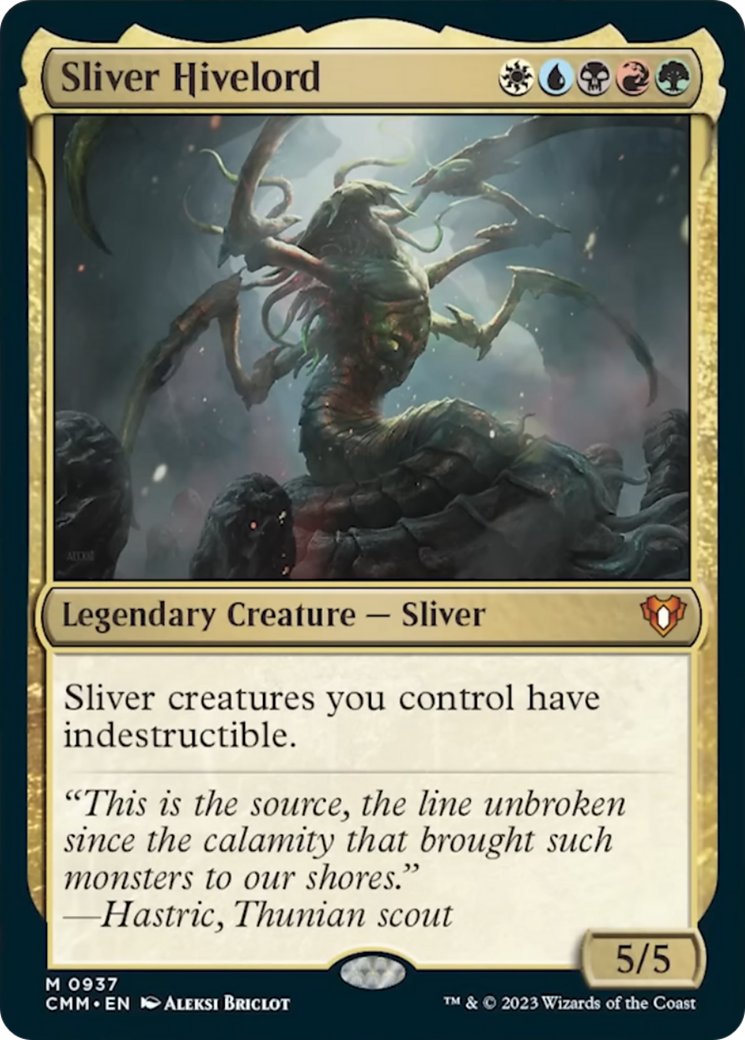 Sliver Hivelord [Commander Masters] | Multizone: Comics And Games