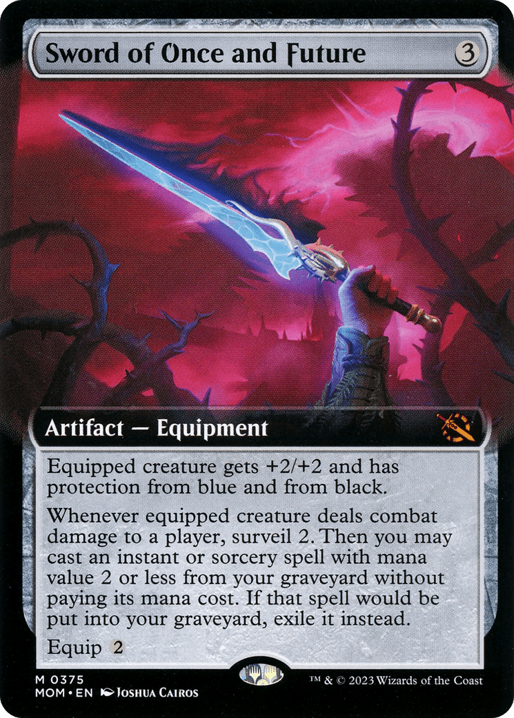 Sword of Once and Future (Extended Art) [March of the Machine] MTG Single Magic: The Gathering  | Multizone: Comics And Games