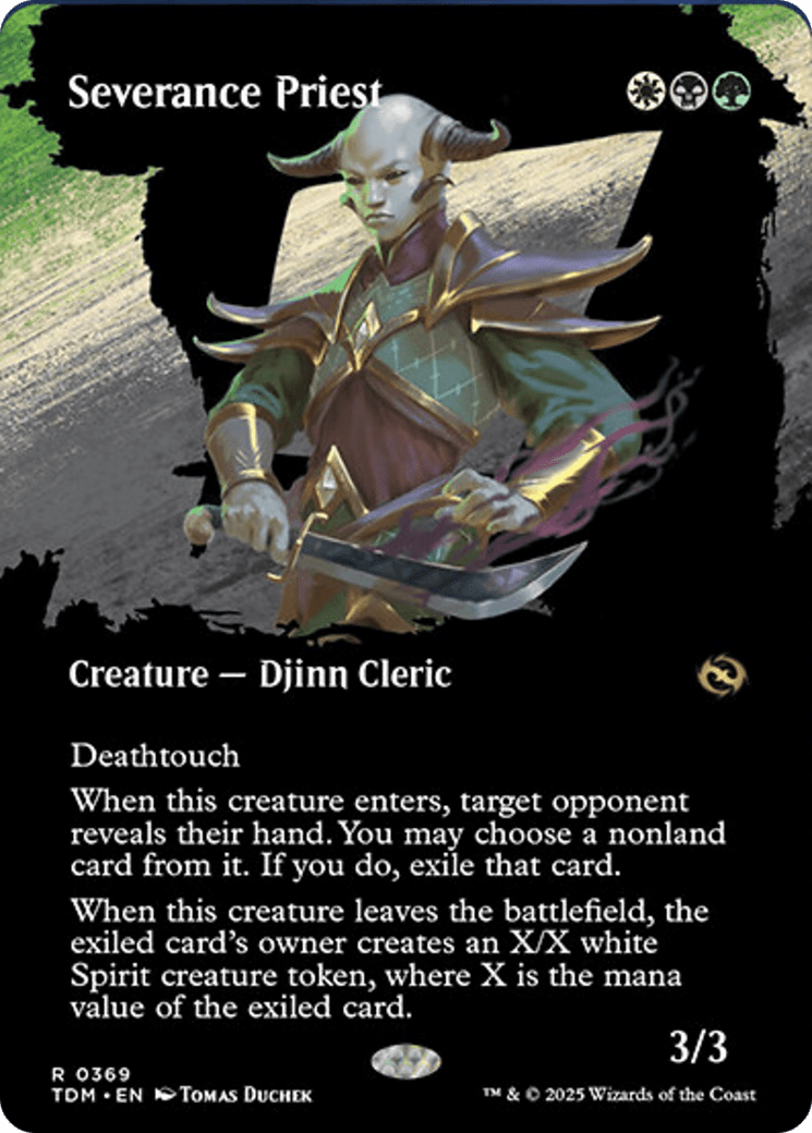 Severance Priest (Borderless) [Tarkir: Dragonstorm] MTG Single Magic: The Gathering  | Multizone: Comics And Games