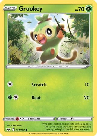 Grookey (011/202) (Premium Collection) [Sword & Shield: Base Set] Pokemon Single Pokémon  | Multizone: Comics And Games