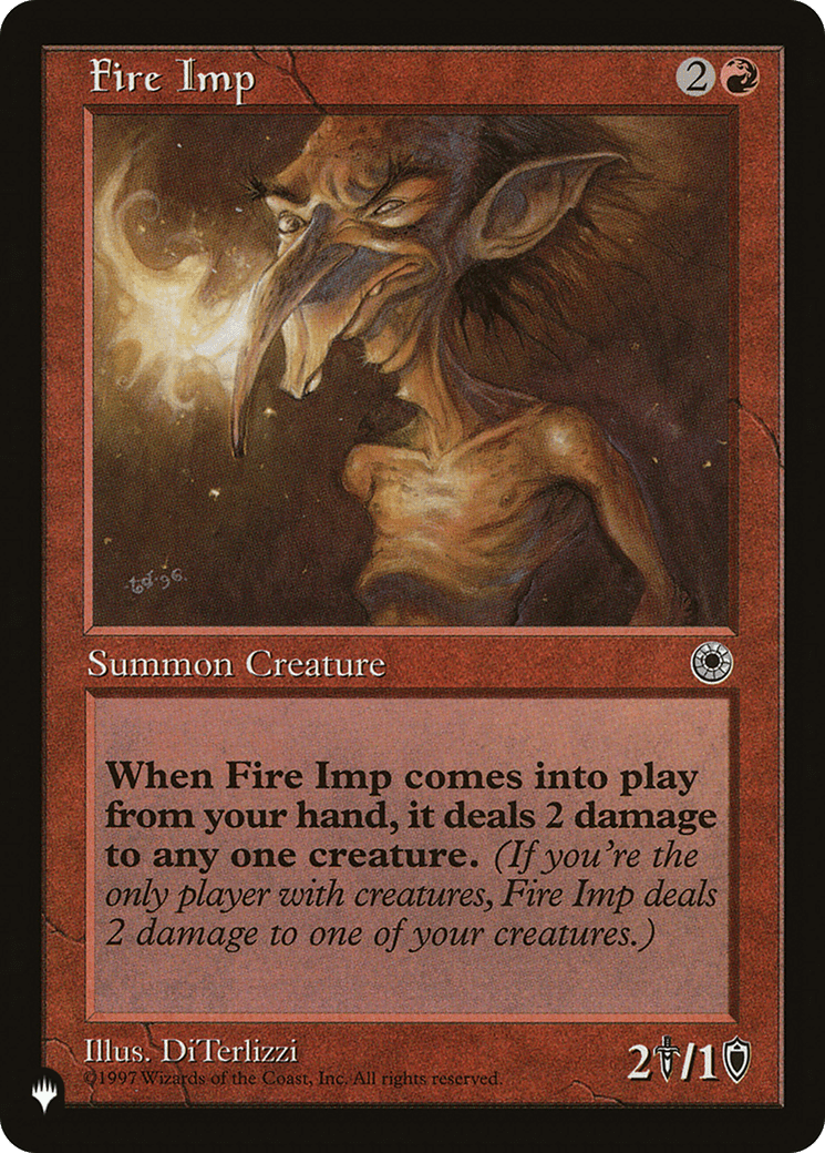 Fire Imp [The List] MTG Single Magic: The Gathering  | Multizone: Comics And Games