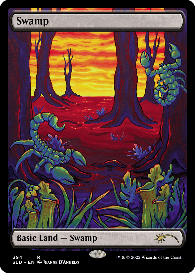 Swamp (394) [Secret Lair Drop Series] MTG Single Magic: The Gathering  | Multizone: Comics And Games