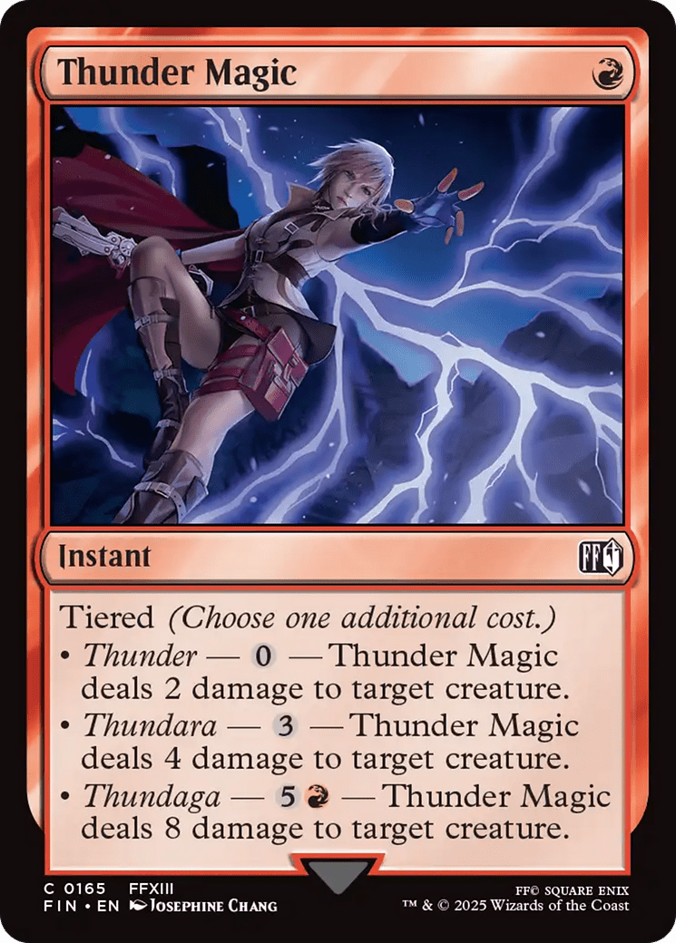 Thunder Magic [FINAL FANTASY] MTG Single Magic: The Gathering  | Multizone: Comics And Games