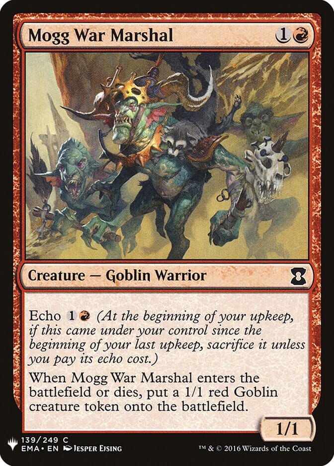 Mogg War Marshal [Mystery Booster] MTG Single Magic: The Gathering  | Multizone: Comics And Games