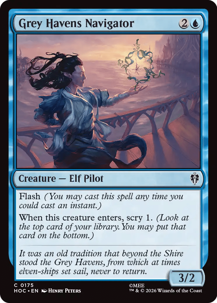 Grey Havens Navigator [The Hobbit: Eternal-Legal] MTG Single Magic: The Gathering  | Multizone: Comics And Games