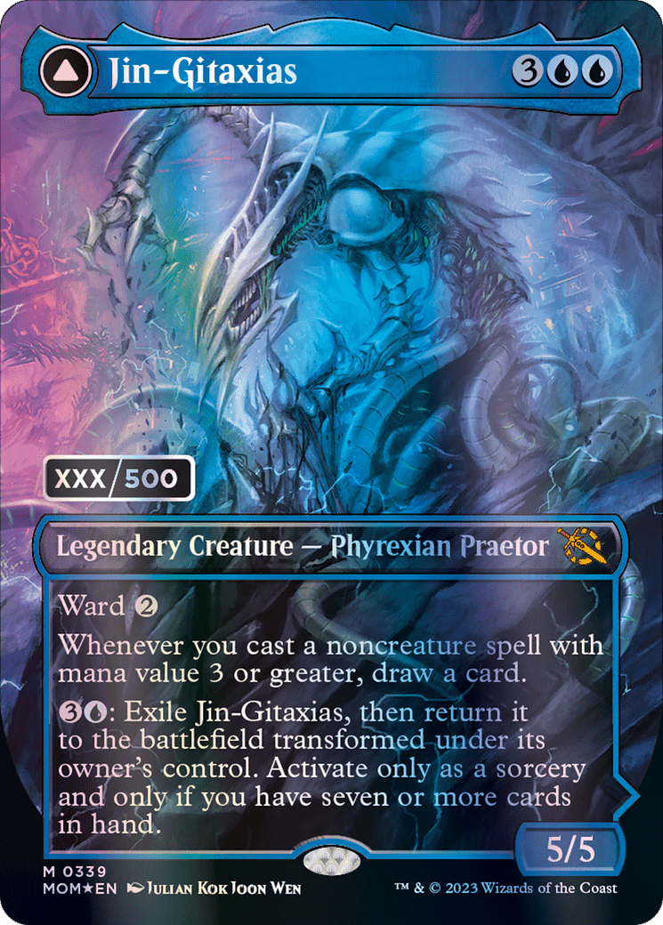 Jin-Gitaxias // The Great Synthesis (Serialized) [March of the Machine] MTG Single Magic: The Gathering  | Multizone: Comics And Games