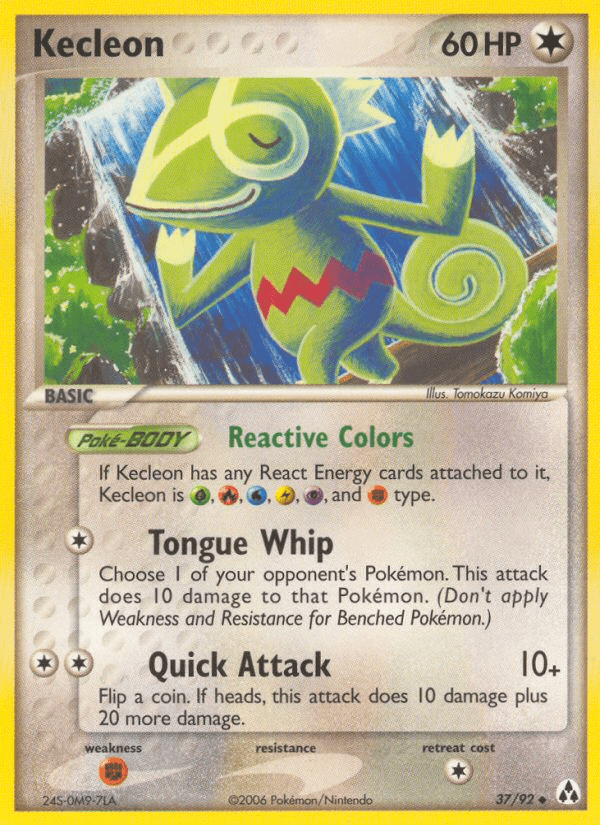 Kecleon (37/92) [EX: Legend Maker] Pokemon Single Pokémon  | Multizone: Comics And Games