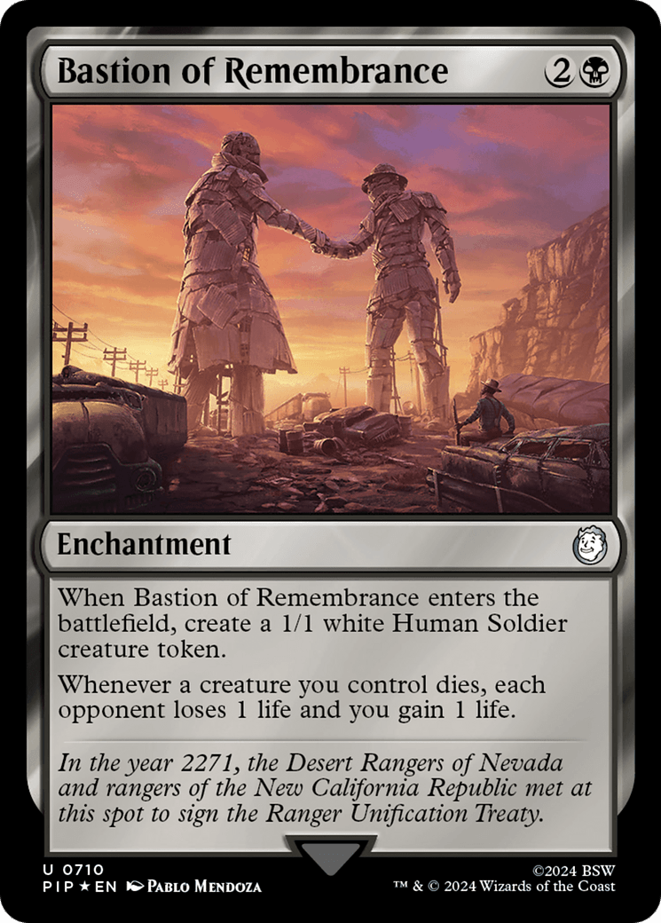 Bastion of Remembrance (Surge Foil) [Fallout] MTG Single Magic: The Gathering  | Multizone: Comics And Games