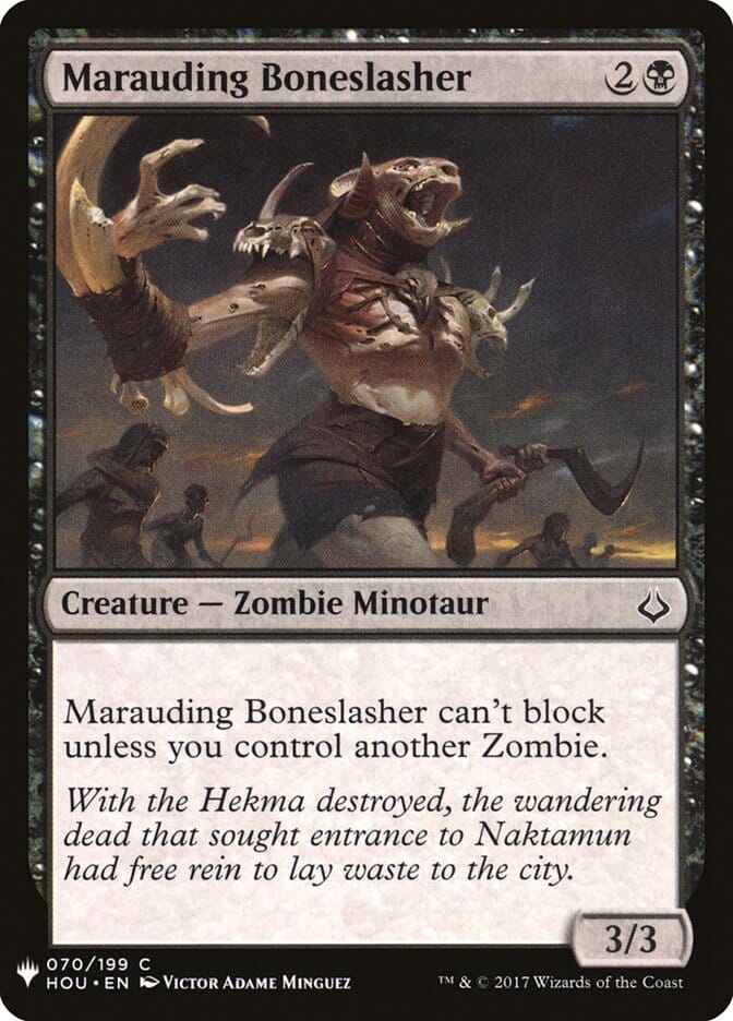 Marauding Boneslasher [Mystery Booster] MTG Single Magic: The Gathering  | Multizone: Comics And Games