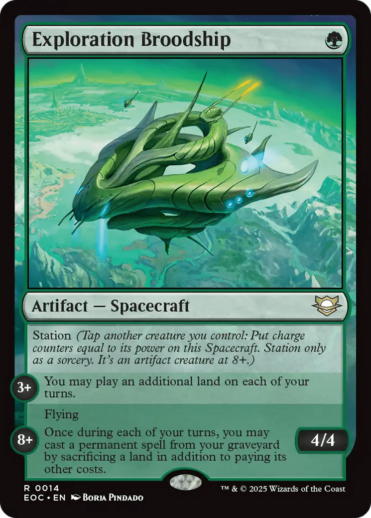Exploration Broodship [Edge of Eternities Commander] MTG Single Magic: The Gathering  | Multizone: Comics And Games