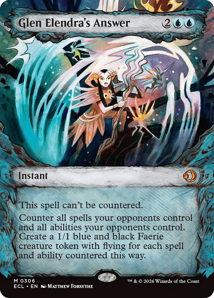 Glen Elendra's Answer (Showcase) [Lorwyn Eclipsed] MTG Single Magic: The Gathering  | Multizone: Comics And Games