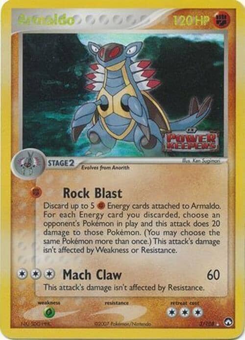 Armaldo (3/108) (Stamped) [EX: Power Keepers] Pokemon Single Pokémon  | Multizone: Comics And Games