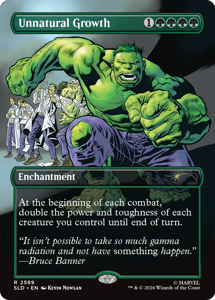Unnatural Growth (2599) [Secret Lair Drop Series] MTG Single Magic: The Gathering  | Multizone: Comics And Games
